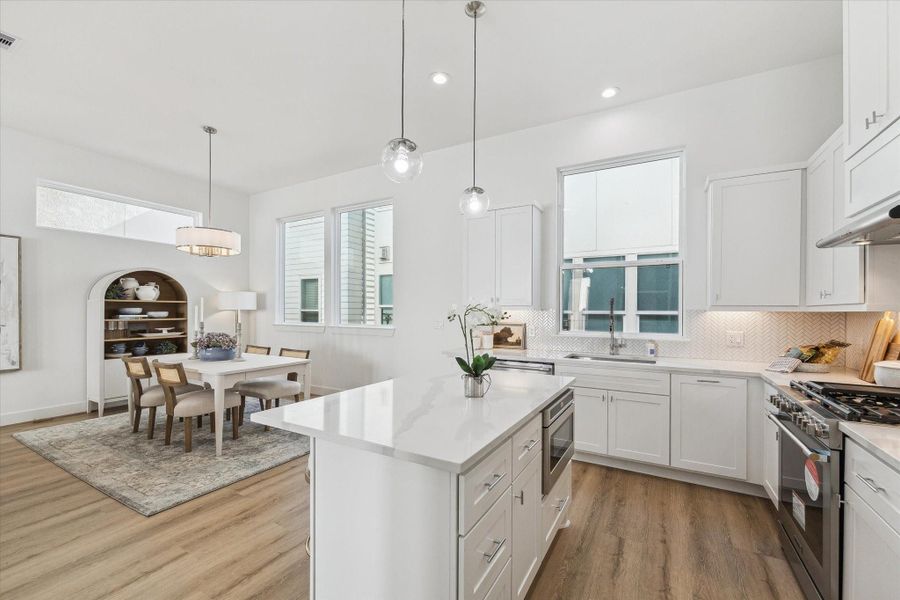Furnished interior view inside a new home in Upland Estates, Houston (Image 13).
