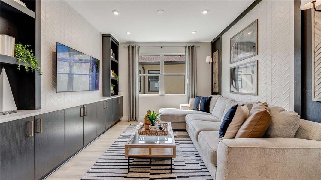 Furnished interior view inside a new home in Cresswind DeLand, Deland (Image 11).