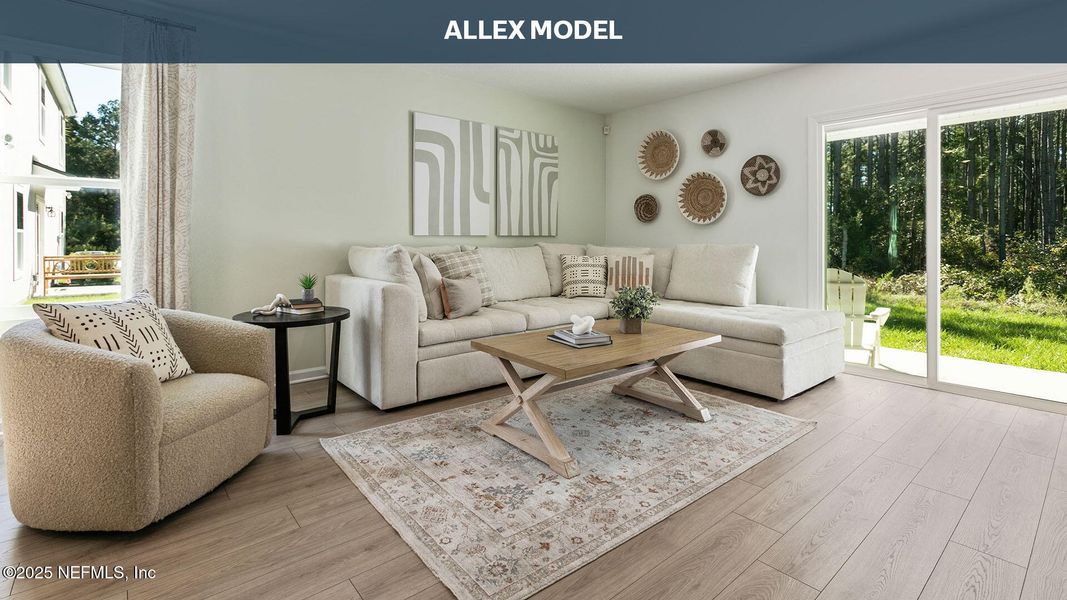 Furnished interior view inside a new home in Grand Reserve, Bunnell (Image 15).