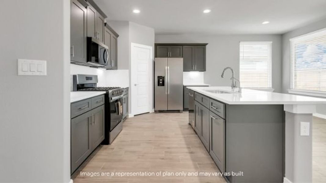 Furnished interior view inside a new home in Homestead at Parks Bell Ranch, Odessa (Image 5).