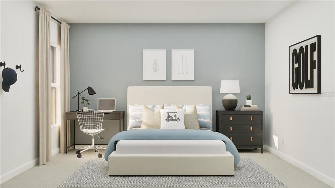 Furnished interior view inside a new home in , Clermont (Image 32).