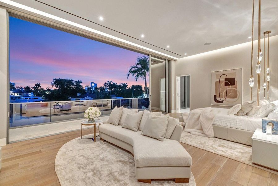 Primary Opens to Private Balcony