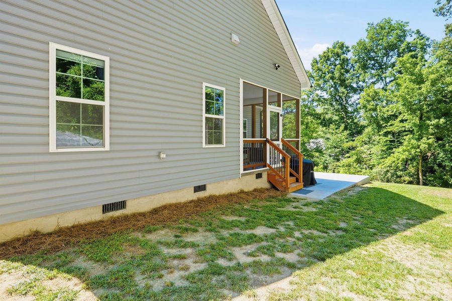Exterior details and patio area of a home in , Lexington (Image 27). Exterior details and patio area of a home in , Lexington (Image 27).