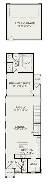 2D floor plan layout for the Onyx C by Homes by Dickerson in Chatham Park, Pittsboro, NC (Image 3). 2D floor plan layout for the Onyx C by Homes by Dickerson in Chatham Park, Pittsboro, NC (Image 3).