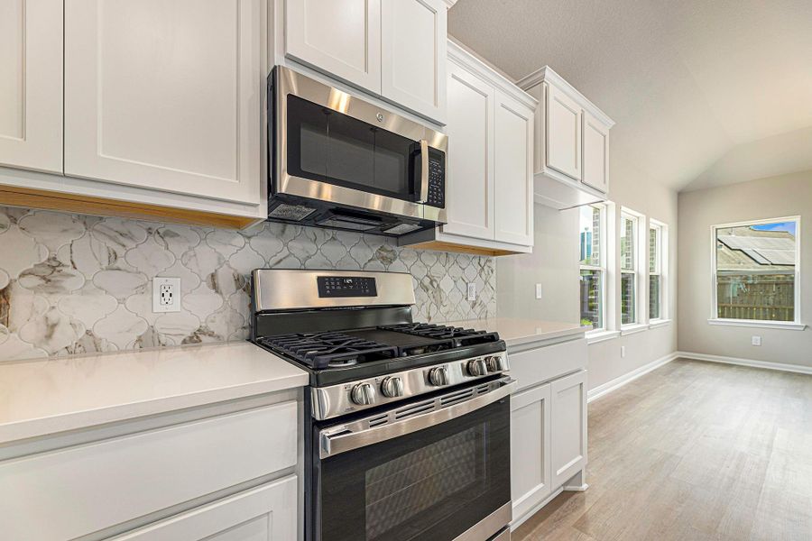 Furnished interior view inside a new home in , Bay City (Image 14). Furnished interior view inside a new home in , Bay City (Image 14).