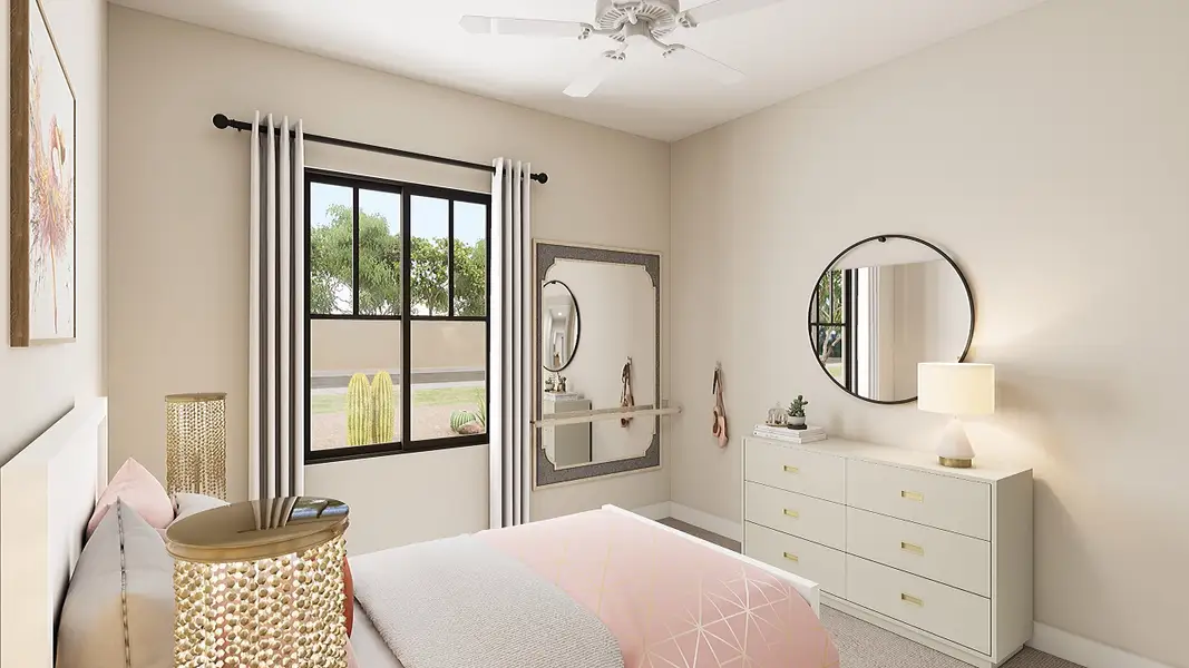 Furnished interior view inside a new home in Emberly, Gilbert (Image 15). Furnished interior view inside a new home in Emberly, Gilbert (Image 15).