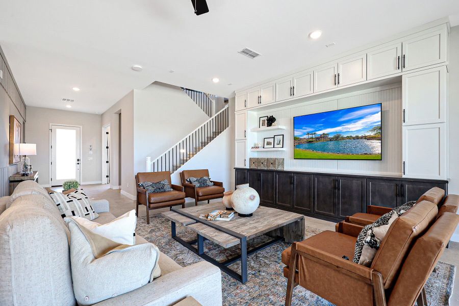 Representative furnished interior of a home built from the Sage by Mattamy Homes in Empire Pointe, Queen Creek (Image 38).
