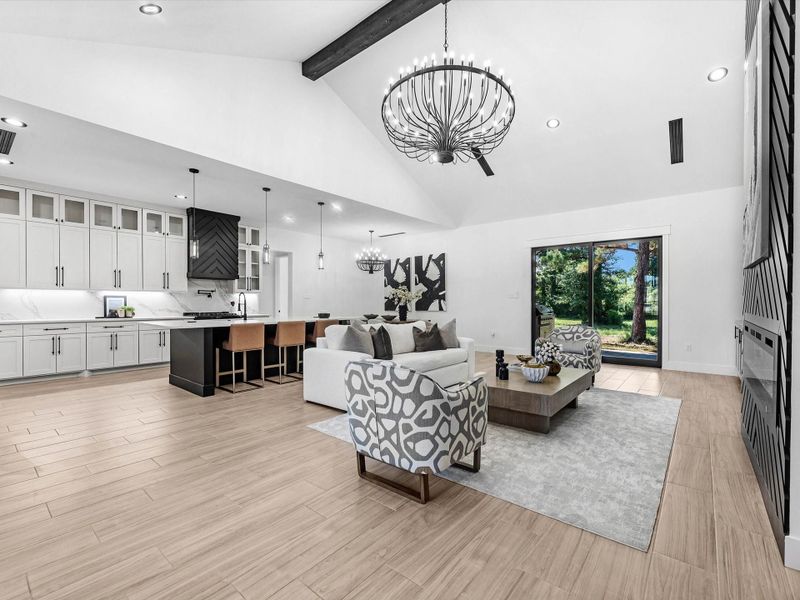 Furnished interior view inside a new home in , Dayton (Image 15).