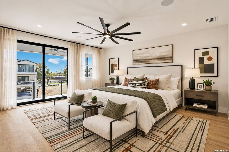 Furnished interior view inside a new home in , Kingsland (Image 15).