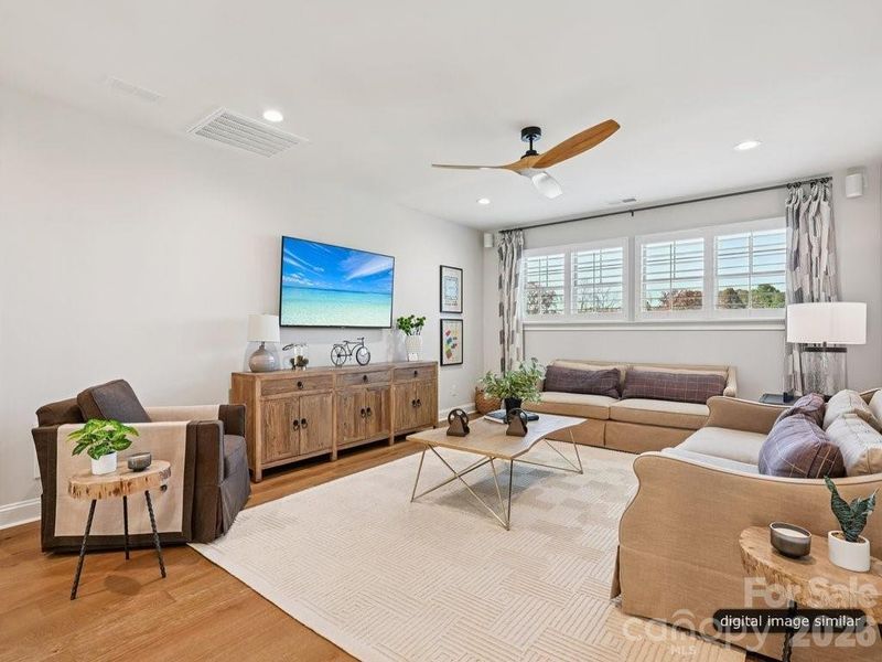 Furnished interior view inside a new home in , Charlotte (Image 32). Furnished interior view inside a new home in , Charlotte (Image 32).