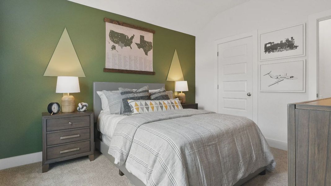 Representative furnished interior of a home built from the Maddy by Chesmar Homes in Santa Rita Ranch, Liberty Hill (Image 15).