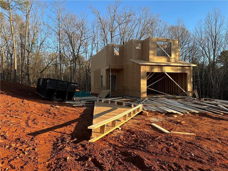 In-progress construction of a new home in , Braselton, GA (Image 8).