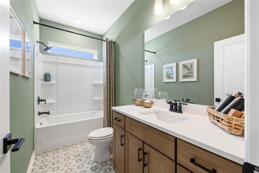 Furnished interior view inside a new home in The Oaks, Goose Creek (Image 7).