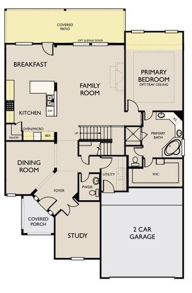The Bridgeport Floor plan