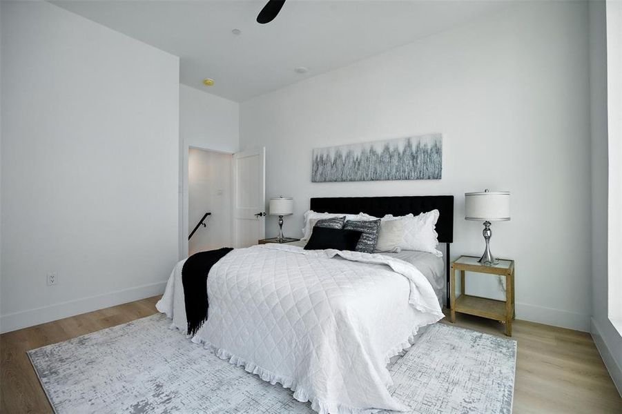 Furnished interior view inside a new home in , Dallas (Image 22).
