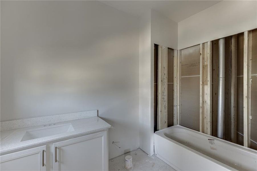 In-progress construction of a new home in , Buford, GA (Image 23).