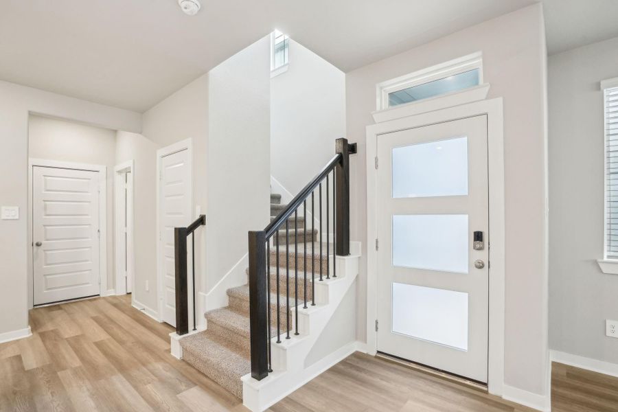 Spacious, unfurnished interior of a new home in Kemah Crossing - City Series, Kemah (Image 19). Spacious, unfurnished interior of a new home in Kemah Crossing - City Series, Kemah (Image 19).