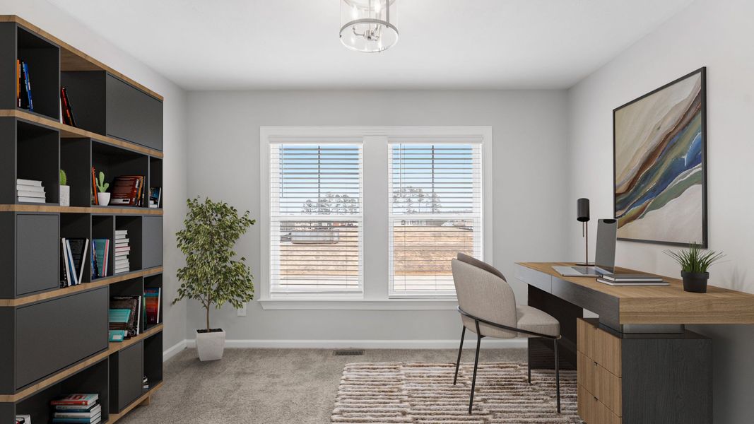 Furnished interior view inside a new home in Forrest Bluff, North Augusta (Image 6).