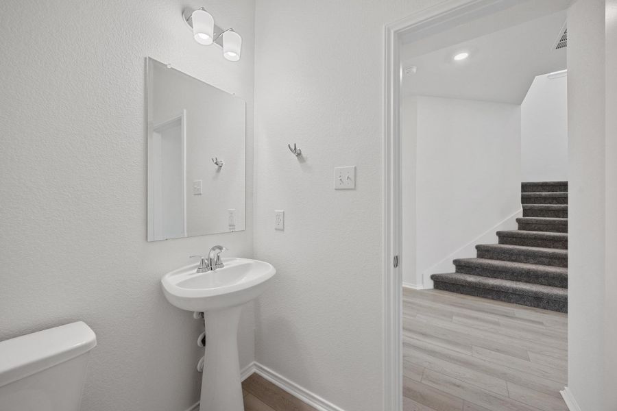 Furnished interior view inside a new home in Sonterra - Cool Water, Jarrell (Image 7).