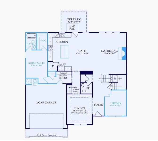 2D floor plan layout of this home in Sierra Creek, Hoschton, GA (Image 5). 2D floor plan layout of this home in Sierra Creek, Hoschton, GA (Image 5).