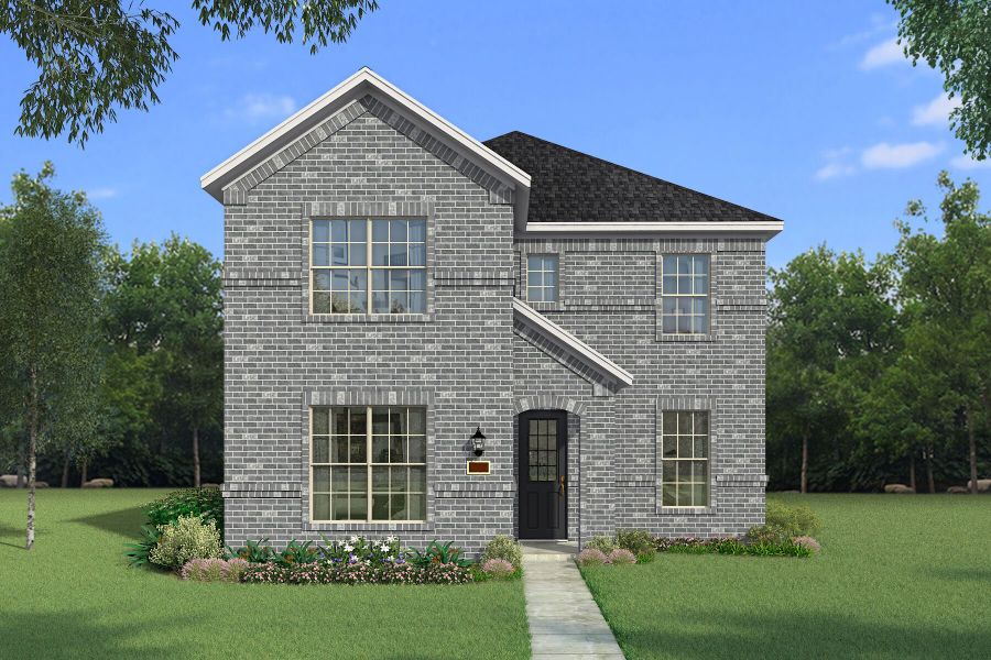 Representative exterior photo of a completed home built from the Medina by Mattamy Homes in Arbors at Legacy Hills, Celina, TX (Image 15).