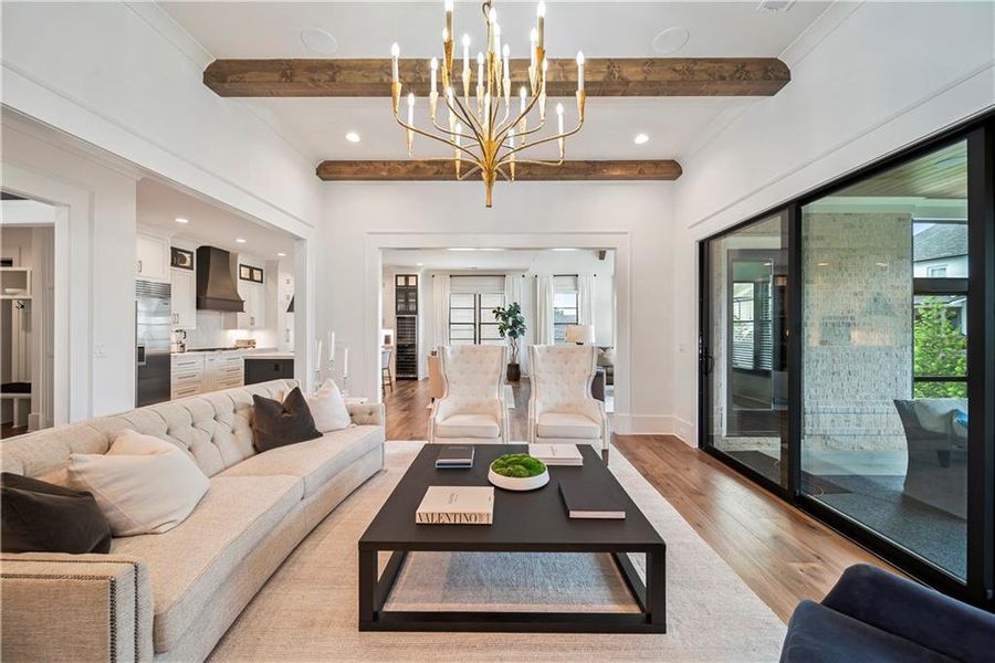 Furnished interior view inside a new home in , Alpharetta (Image 9).