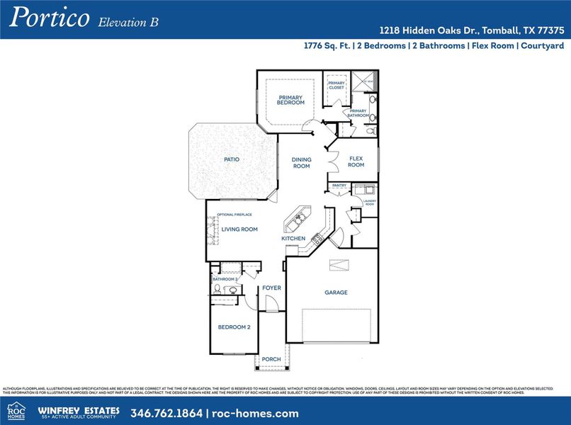 The Portico's layout is designed for convenience and accessibility for everyone.