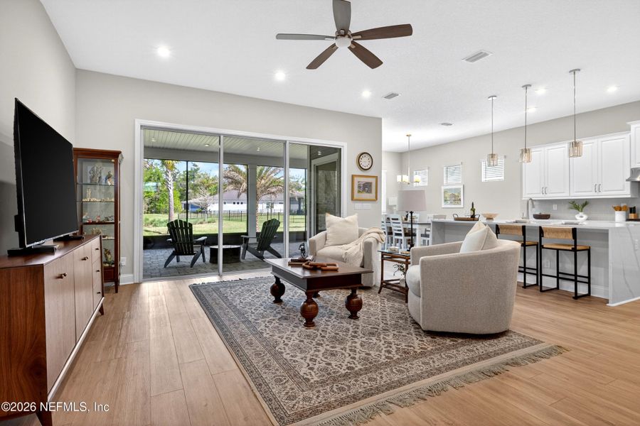 Furnished interior view inside a new home in RiverTown, St. Johns (Image 7).