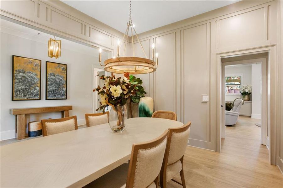 Furnished interior view inside a new home in , Marietta (Image 7).