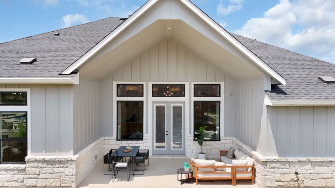 Exterior details and patio area of a home in Broken Oak, Georgetown (Image 29). Exterior details and patio area of a home in Broken Oak, Georgetown (Image 29).