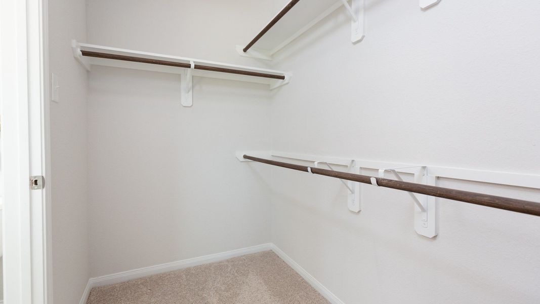 Primary walk-in closet