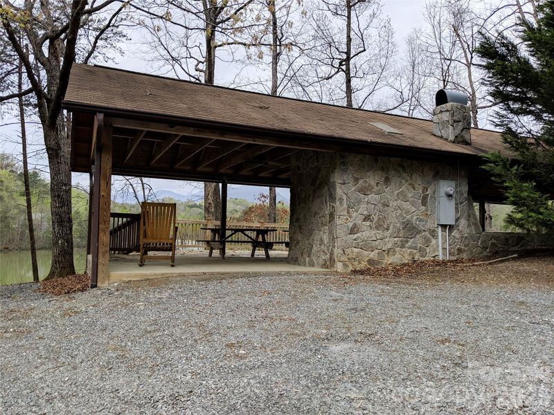 Riverbend Community Amenities. Lakeside common area