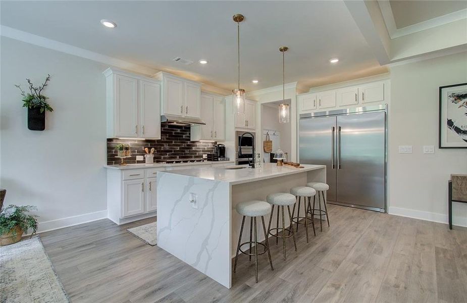 Furnished interior view inside a new home in Pinecrest Ridge, Dacula (Image 7). Furnished interior view inside a new home in Pinecrest Ridge, Dacula (Image 7).