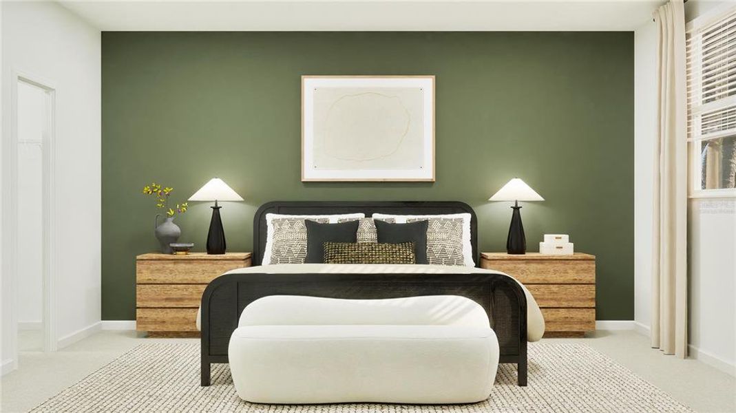 Furnished interior view inside a new home in , Davenport (Image 23).