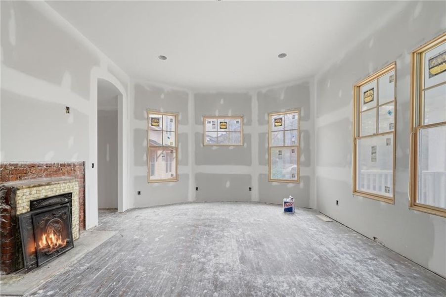 In-progress construction of a new home in , Marietta, GA (Image 8).