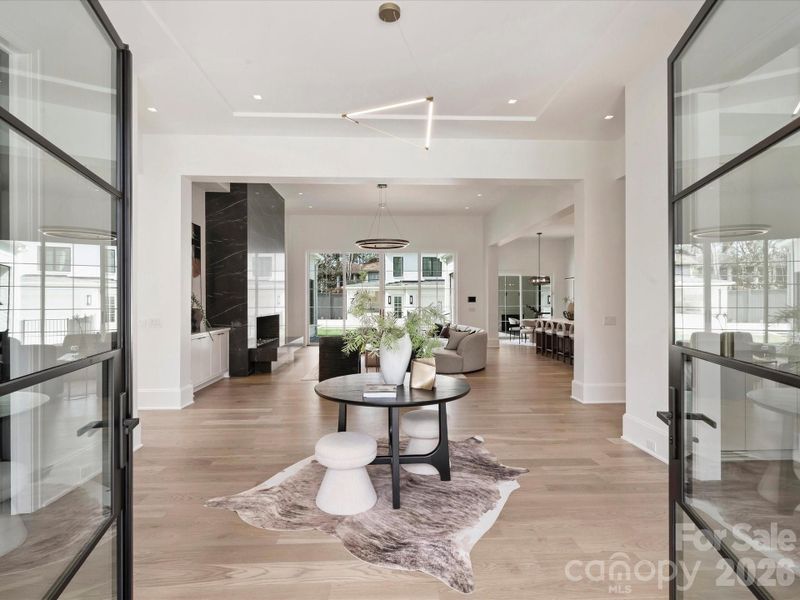 Furnished interior view inside a new home in , Charlotte (Image 36).