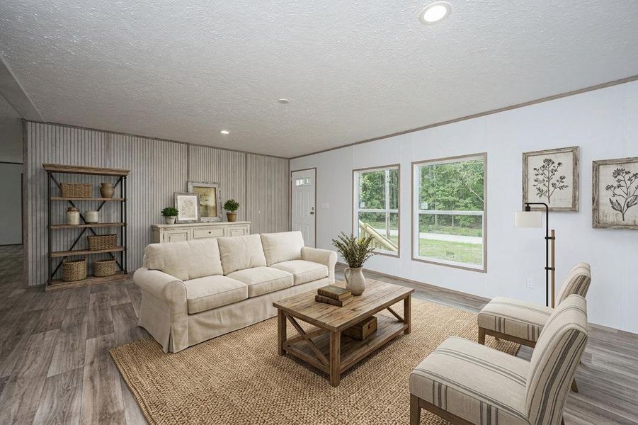 Furnished interior view inside a new home in , Walterboro (Image 9).