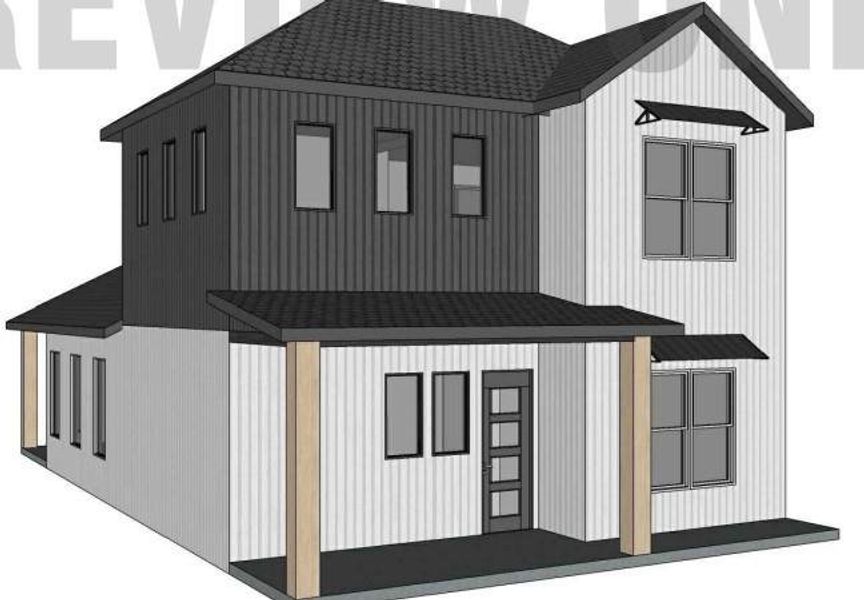 Exterior rendering of this home design in , St. Jo, TX (Image 6).