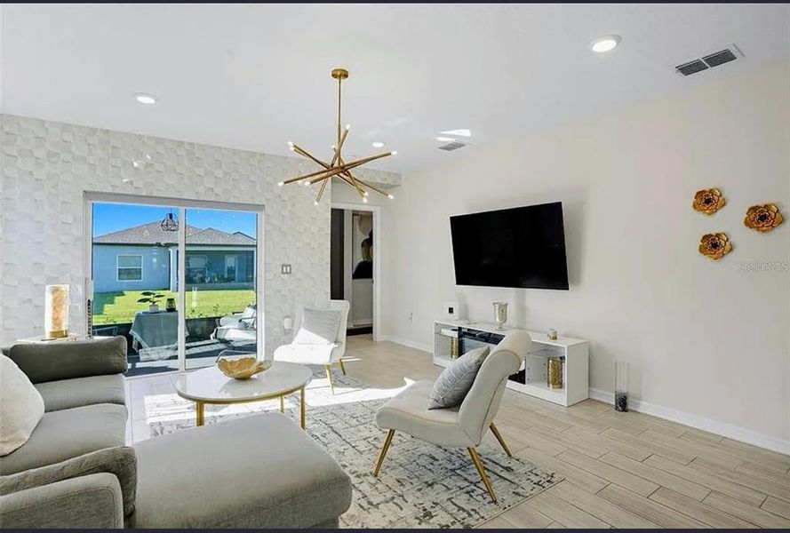 Furnished interior view inside a new home in , Port Charlotte (Image 11). Furnished interior view inside a new home in , Port Charlotte (Image 11).