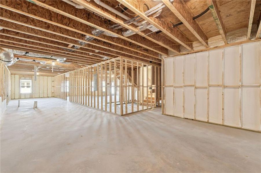 In-progress construction of a new home in Preserve at Mountain Creek, Pendergrass, GA (Image 49).