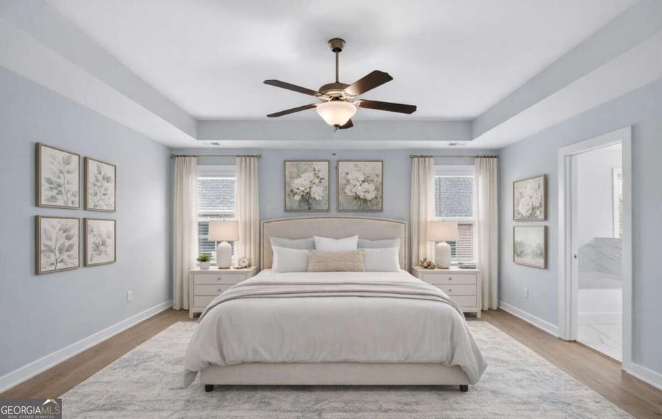 Furnished interior view inside a new home in Patillo Manor, Stockbridge (Image 6).
