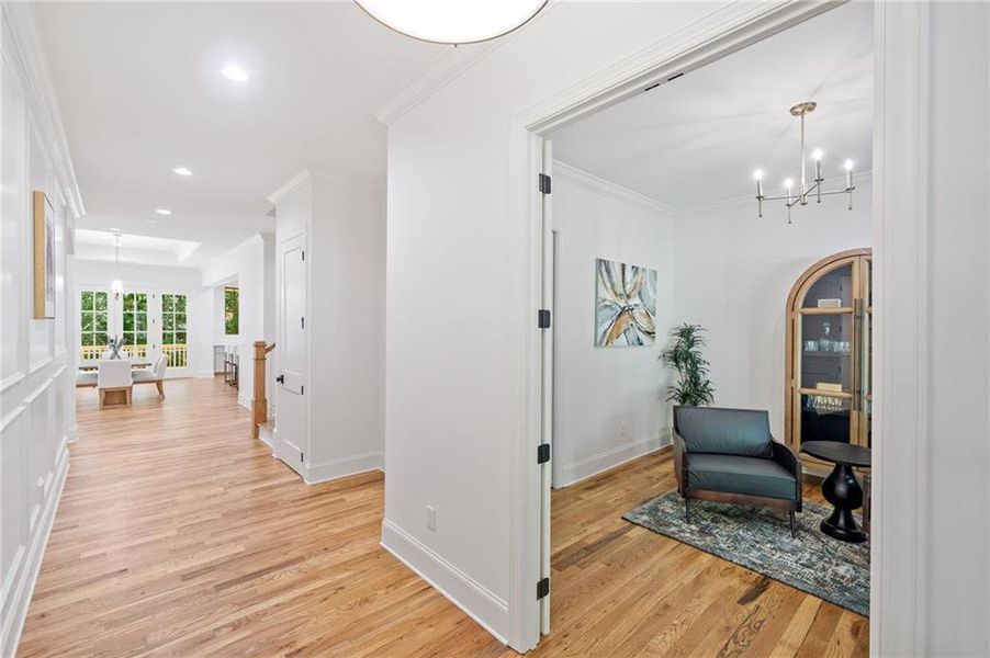 Furnished interior view inside a new home in , Holly Springs (Image 29). Furnished interior view inside a new home in , Holly Springs (Image 29).