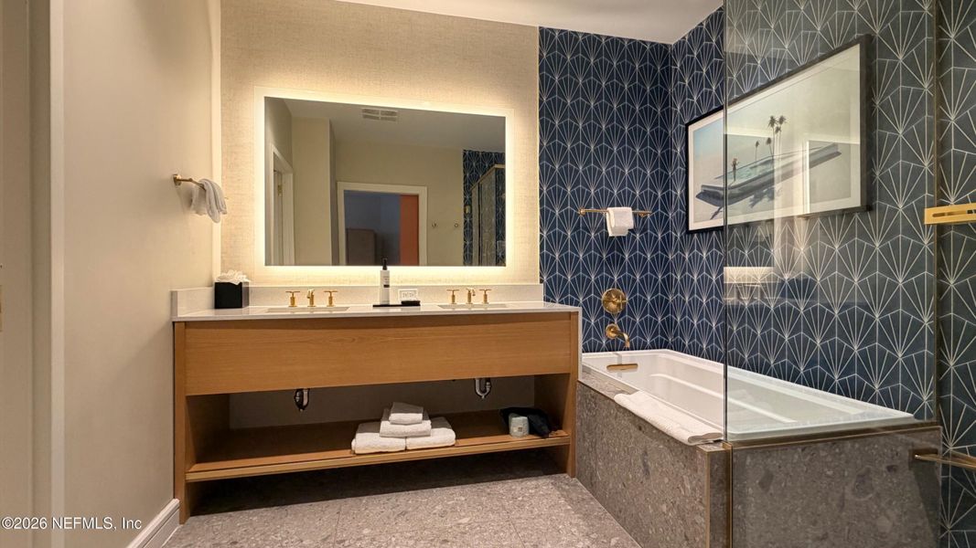 Furnished interior view inside a new home in , Kissimmee (Image 37).