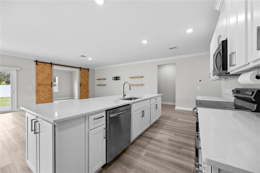 Furnished interior view inside a new home in , Newberry (Image 7).