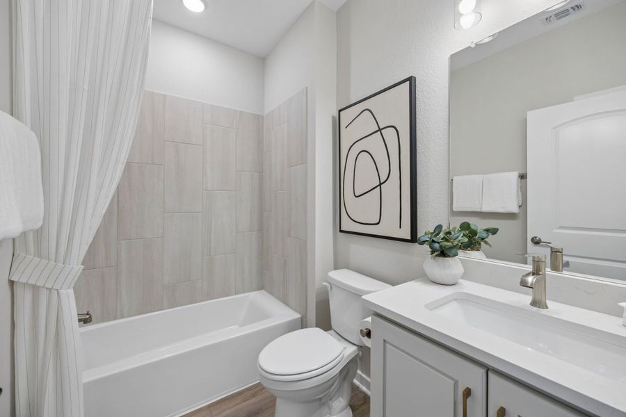 Representative furnished interior of a home built from the Mystique by Del Webb in Del Webb Bridgeland, Cypress (Image 9).
