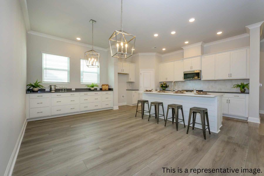 Furnished interior view inside a new home in Encore at Streamside - Classic Series, Waxhaw (Image 6).