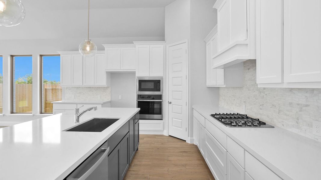 Furnished interior view inside a new home in Grange 50', Katy (Image 6). Furnished interior view inside a new home in Grange 50', Katy (Image 6).