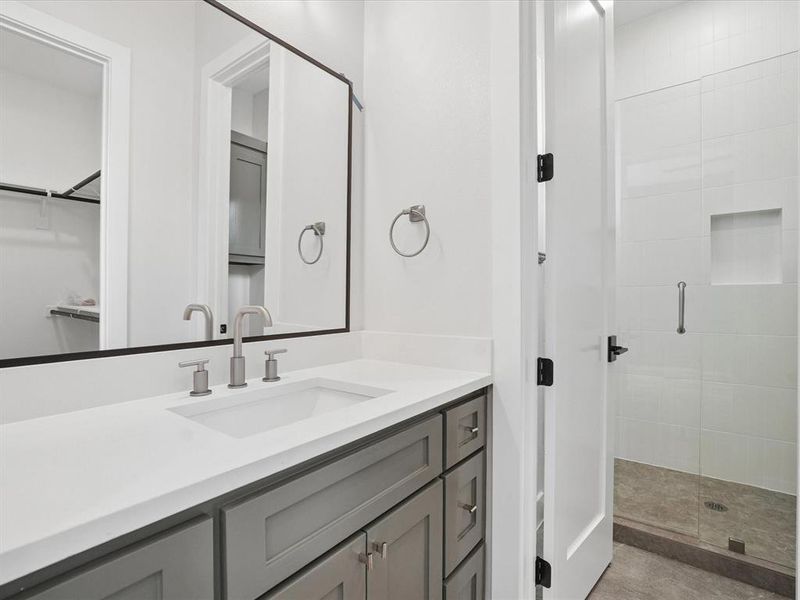 Furnished interior view inside a new home in , Dallas (Image 27).