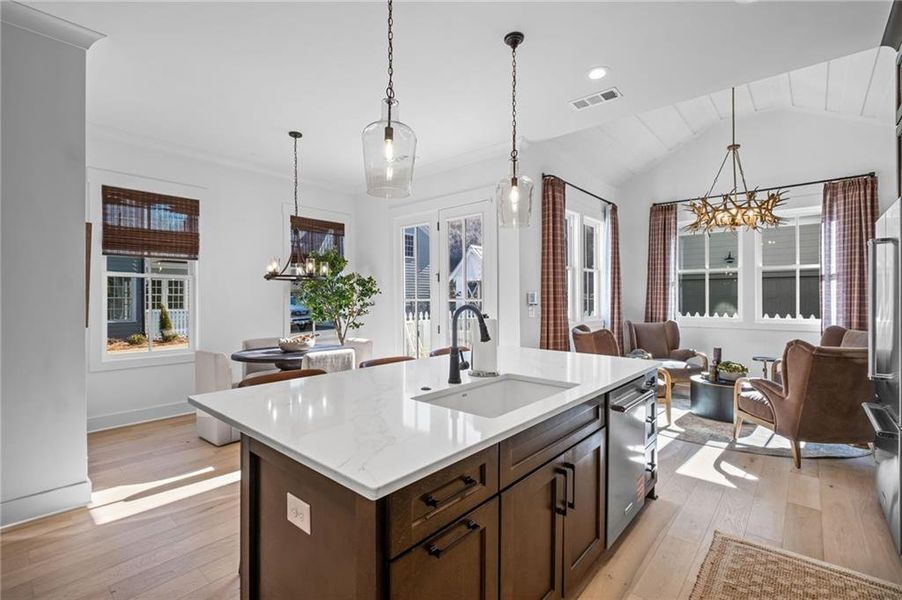 Furnished interior view inside a new home in , Ball Ground (Image 9).