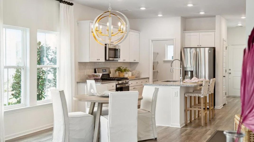 Furnished interior view inside a new home in Heron's Walk at Summers Corner: Carolina Collection, Summerville (Image 6).